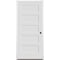 Codel Doors 30"x80"x1-3/4" Primed 5-Panel Equal Panel Interior Shaker 20min Fire Rated 7-1/4" LH Prehung Door 2668134PRI840520MLH1DB714 - alternate 1